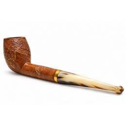 Briar and horn pipe billiard year 1960 by Paronelli Pipe