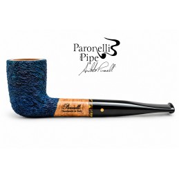 Pipa Paronelli radica dublino rusticata night blue fatta a mano