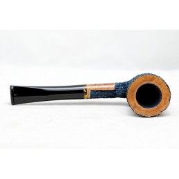 Pipa Paronelli radica dublino rusticata night blue fatta a mano
