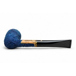 Briar pipe Paronelli dublin rusticated night blue handmade