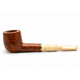 Briar and ivory pipe pot year 1960 by Paronelli Pipe
