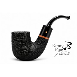 Briar pipe Paronelli full bent rusticated handmade