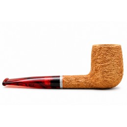 Pipa Paronelli radica billiard rusticata naturale fatta a mano