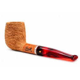 Pipa Paronelli radica billiard rusticata naturale fatta a mano