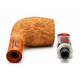 Briar pipe Paronelli billiard rusticated natural handmade