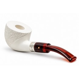 Meerschaum pipe Paronelli freehand handmade half rusticated