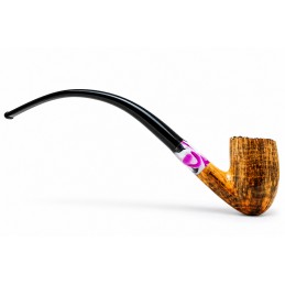 Briar pipe Paronelli bent churchwarden handmade double mouthpiece