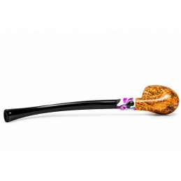 Briar pipe Paronelli bent churchwarden handmade double mouthpiece
