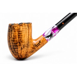 Briar pipe Paronelli bent churchwarden handmade double mouthpiece