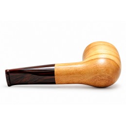 Wild olive wood pipe Paronelli REVERSE chubby handmade