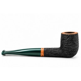Kit prima pipa Paronelli radica billiard rusticata bocchino colorato