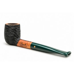 Kit my first briar pipe Paronelli billiard rusticated coloured mouthpiece