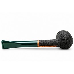 Kit prima pipa Paronelli radica billiard rusticata bocchino colorato