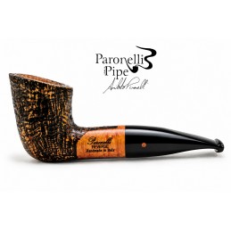 Briar pipe Paronelli REVERSE sandblast handmade