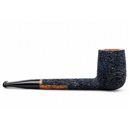 Pipa Paronelli radica canadese rusticata night blue fatta a mano