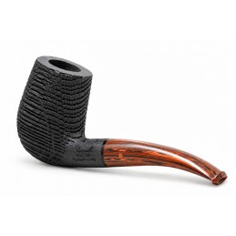 Bog Oak 5000 years pipe Paronelli half bent handmade