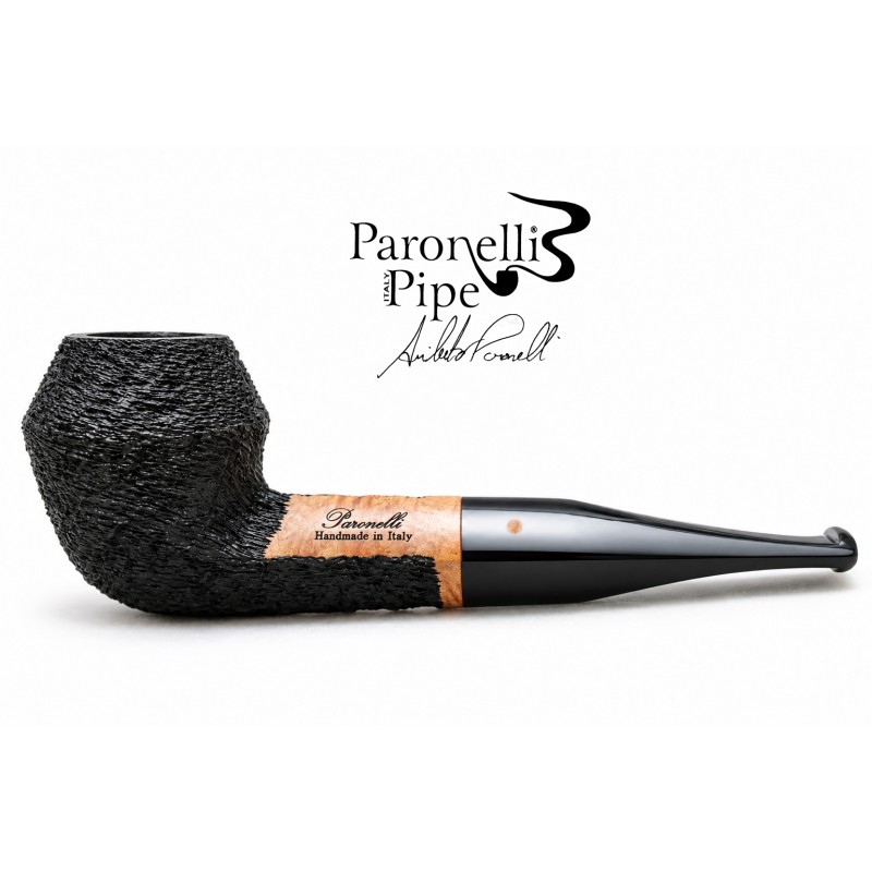 Pipa Paronelli radica bulldog rusticata fatta a mano