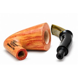 Briar pipe Paronelli Toscano bent straight grain handmade