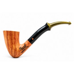 Briar pipe Paronelli Toscano bent straight grain handmade