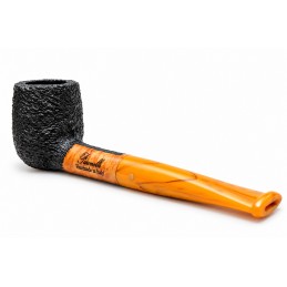 Kit prima pipa Paronelli radica billiard rusticata bocchino colorato