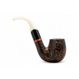 Briar pipe Paronelli bent oom paul sandblast handmade