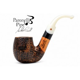 Briar pipe Paronelli bent oom paul sandblast handmade
