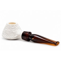 Meerschaum pipe Paronelli freeshape handmade rusticated