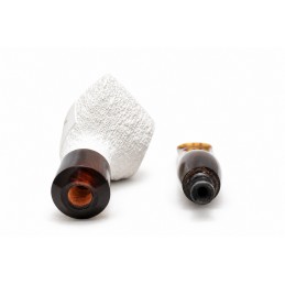 Meerschaum pipe Paronelli freeshape handmade rusticated