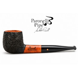 Pipa Paronelli radica ovale 9mm rusticata fatta a mano