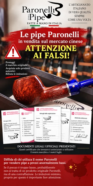 Pipe Paronelli false sul mercato Cinese